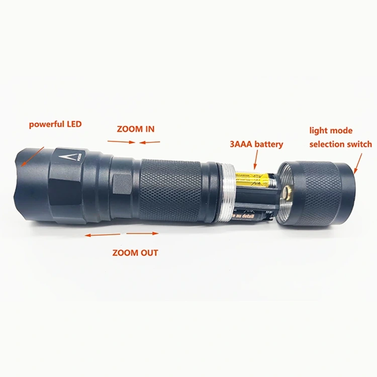 Tactical LED Flashlight Portable Torch