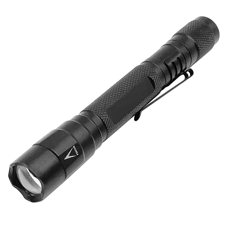 Pocket Clip Penna Aluminium Mini LED-ficklampa