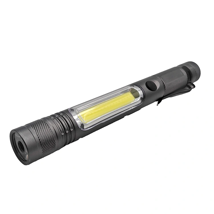 Bärbar Clip COB LED-ficklampa